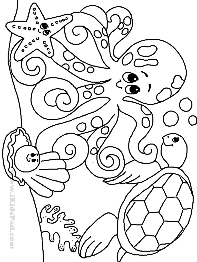 Cute Animal Coloring Pages 23