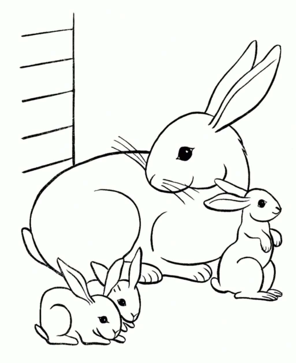 Cute Animal Coloring Pages 25