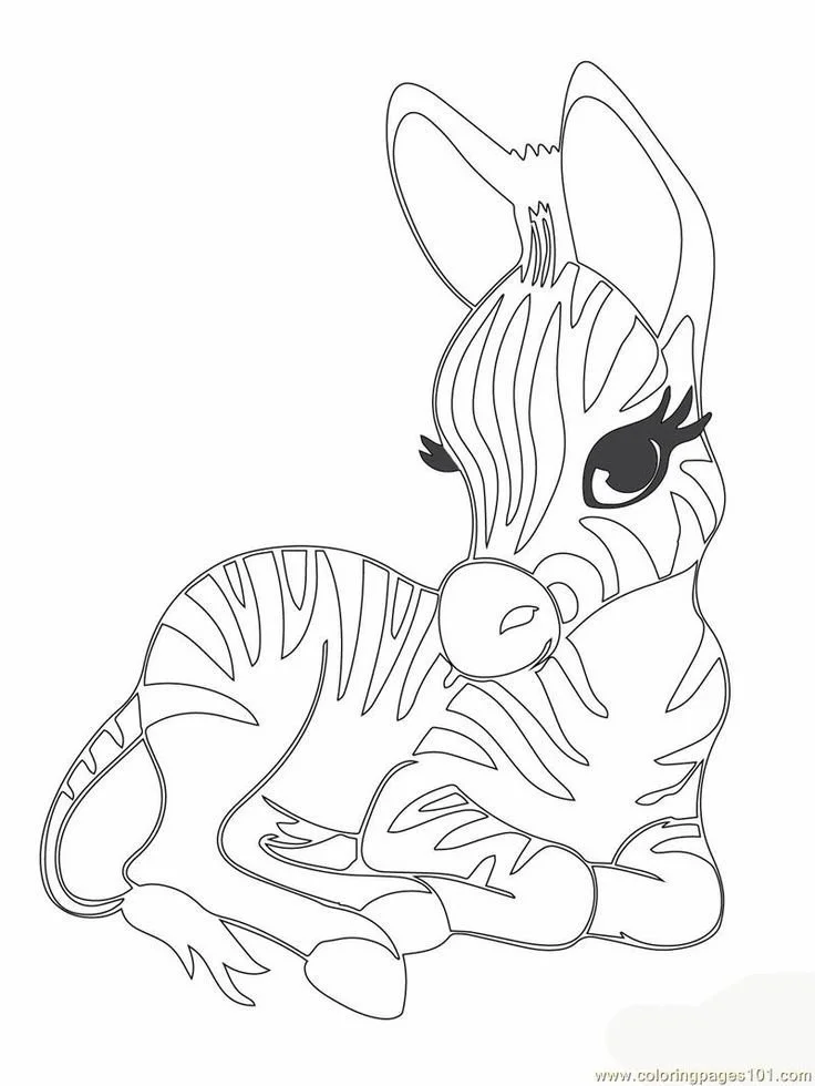 Cute Animal Coloring Pages 28