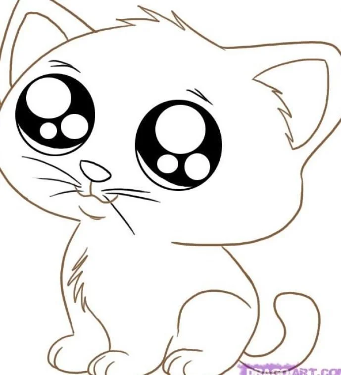 Cute Animal Coloring Pages 7