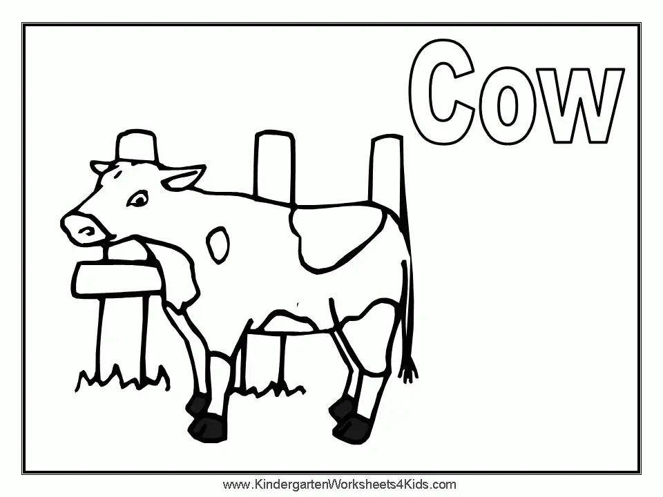 Vacas Lindas Para Colorear 51