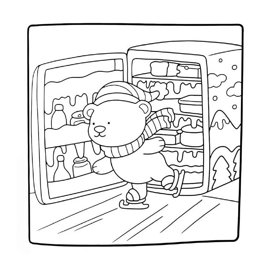 Cute N Cozy Christmas Coloring pages 23