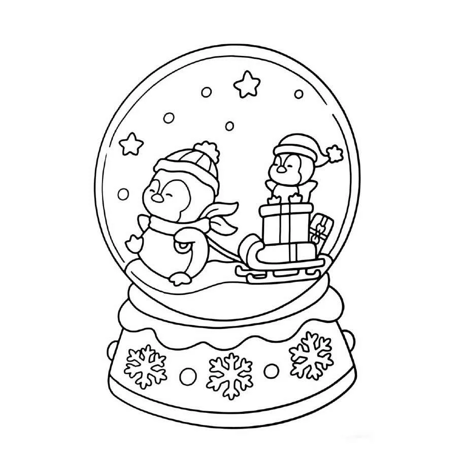 Cute N Cozy Christmas Coloring pages 30