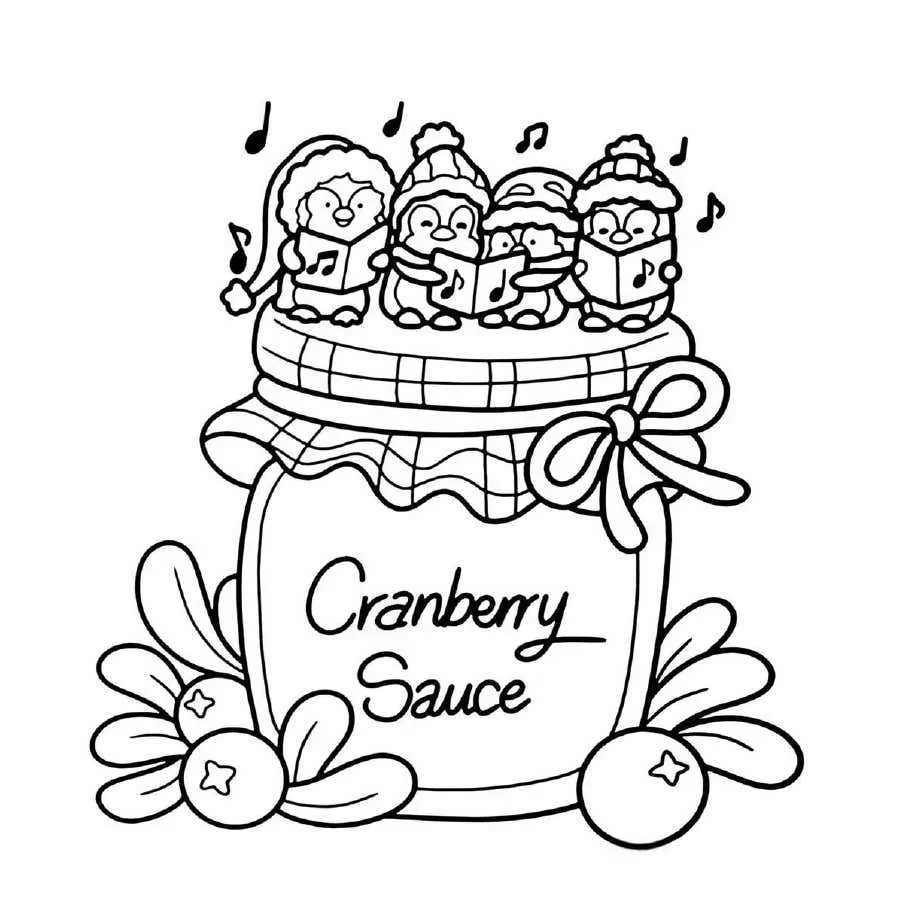 Cute N Cozy Christmas Coloring pages 32