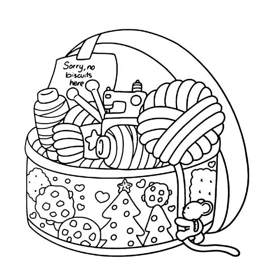 Cute N Cozy Christmas Coloring pages 35