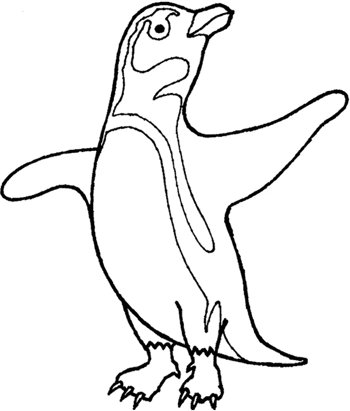 Cute Penguin Coloring Pages 23