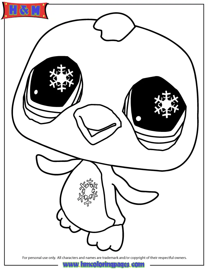 Cute Penguin Coloring Pages 30