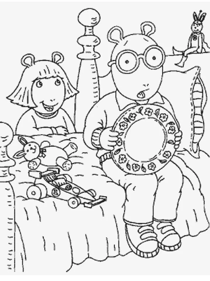 D W Read Coloring Pages 2