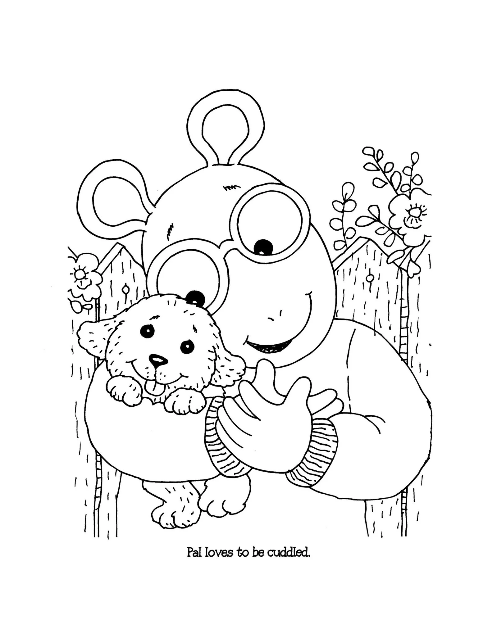 D W Read Coloring Pages 9