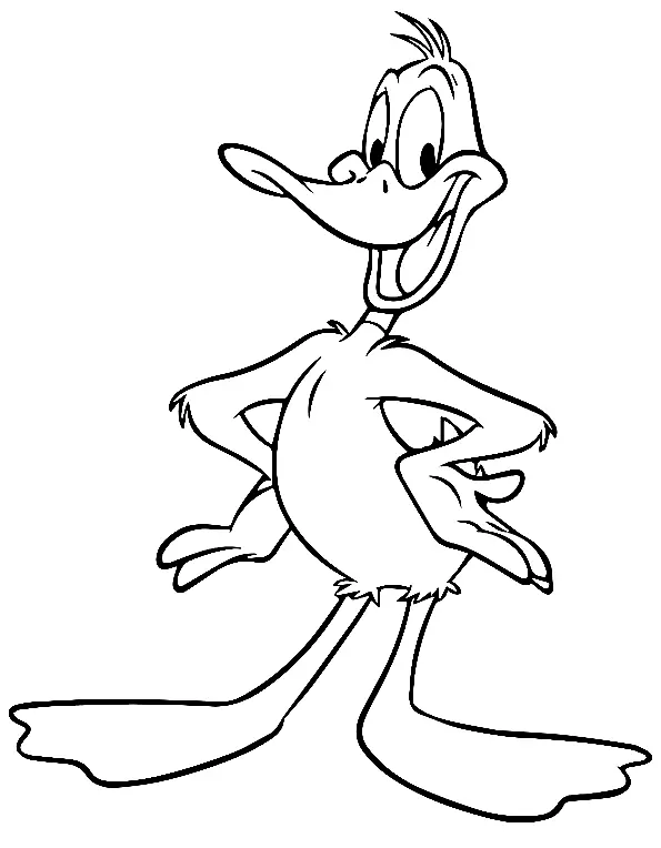 Daffy Duck Coloring Pages 10