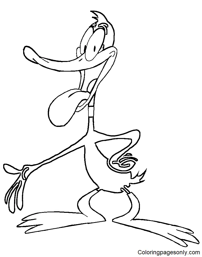 Daffy Duck Coloring Pages 17