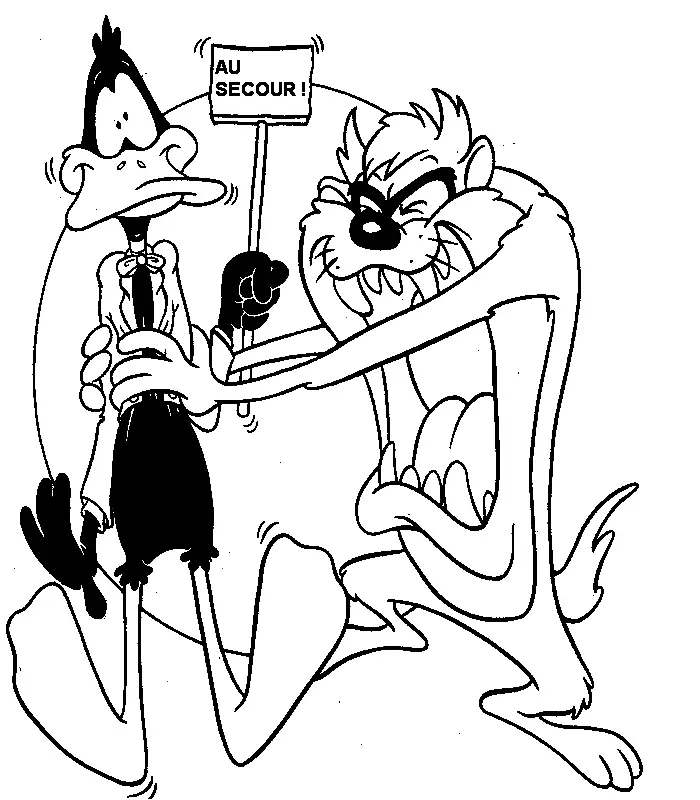 Daffy Duck Coloring Pages 36