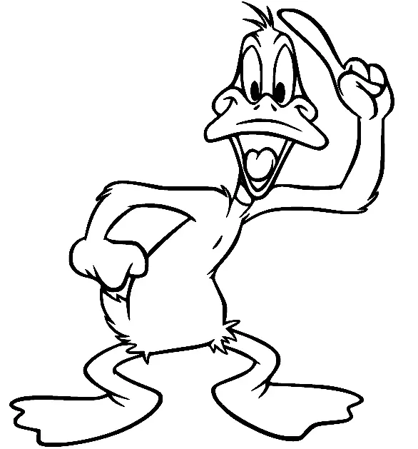 Daffy Duck Coloring Pages 46