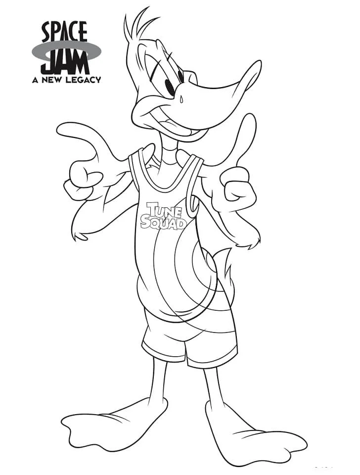 Daffy Duck Coloring Pages 5