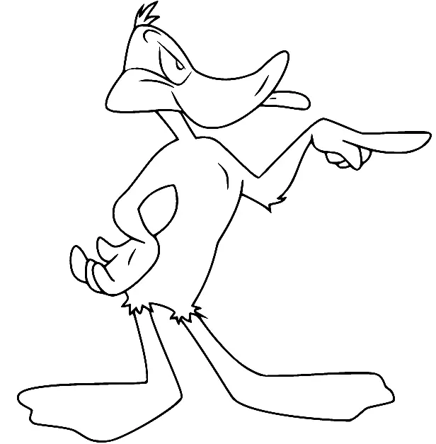 Daffy Duck Coloring Pages 53