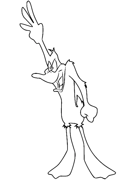 Daffy Duck Coloring Pages 61