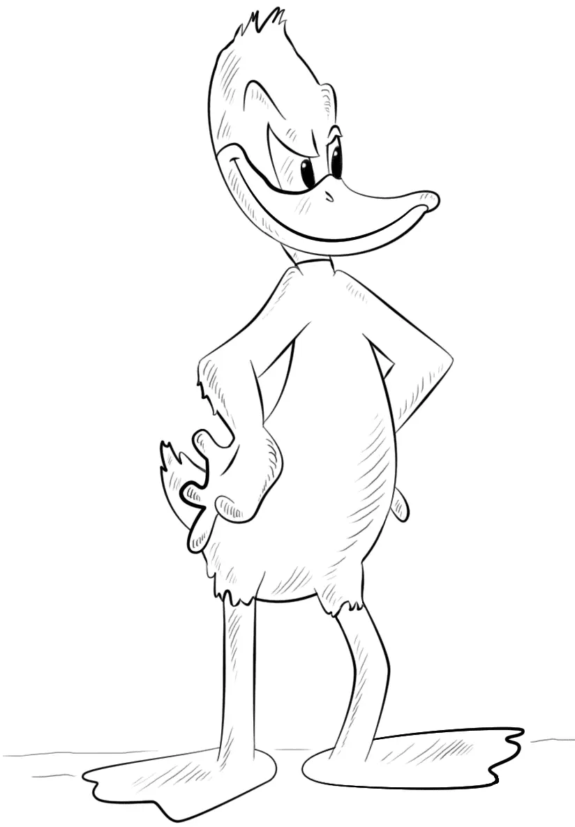 Daffy Duck Coloring Pages 9