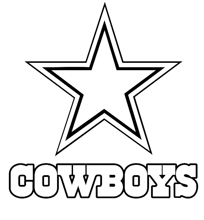 Dallas Cowboys Coloring Pages 3