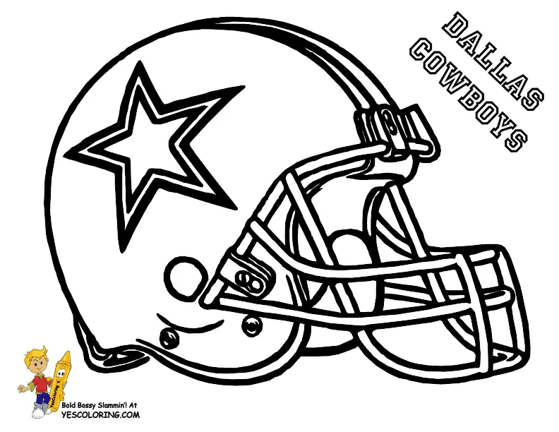 Dallas Cowboys Coloring Pages 5