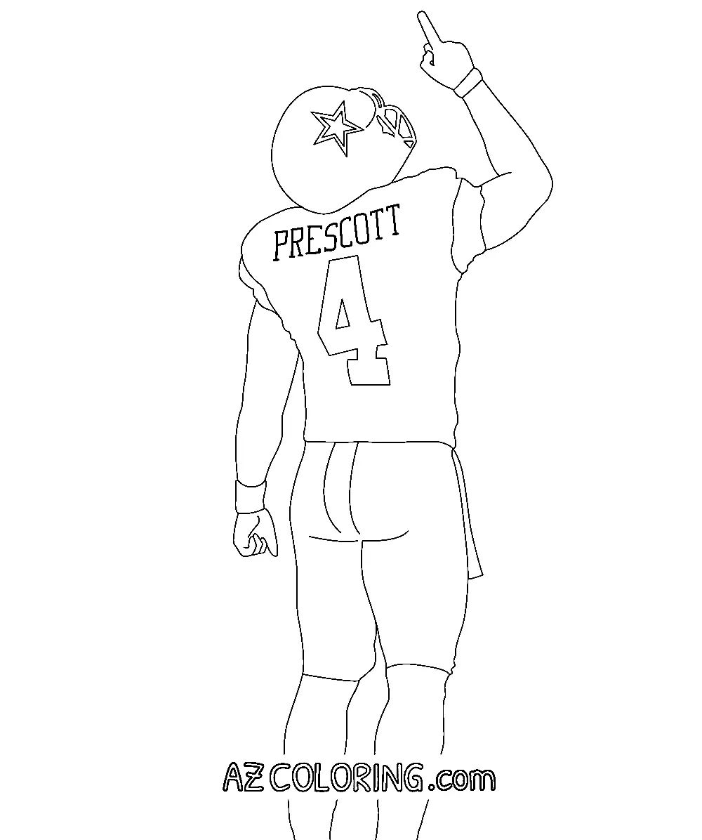 Dallas Cowboys Coloring Pages 6