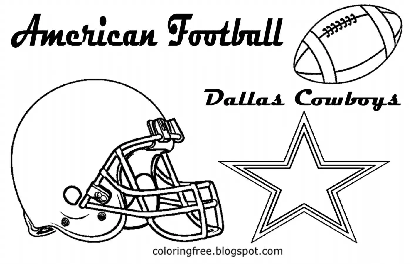 Dallas Cowboys Coloring Pages 8