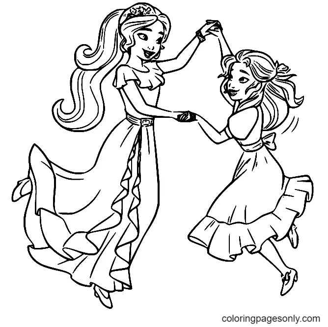 Dancing Coloring Pages 11