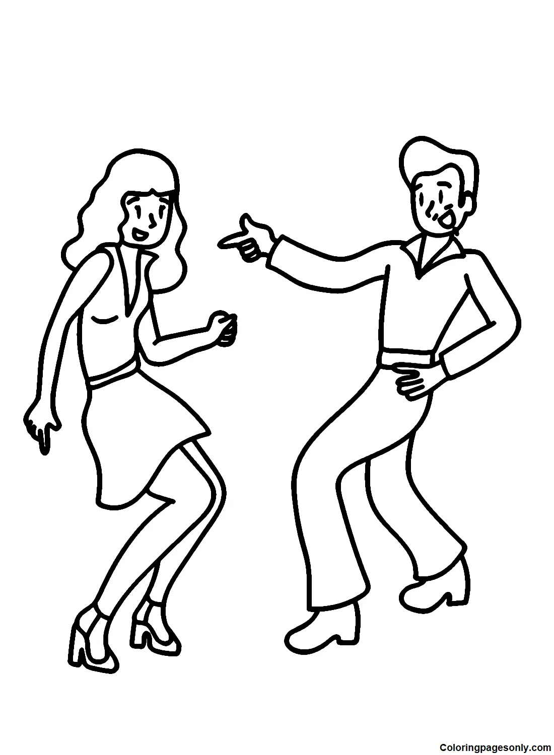 Dancing Coloring Pages 26