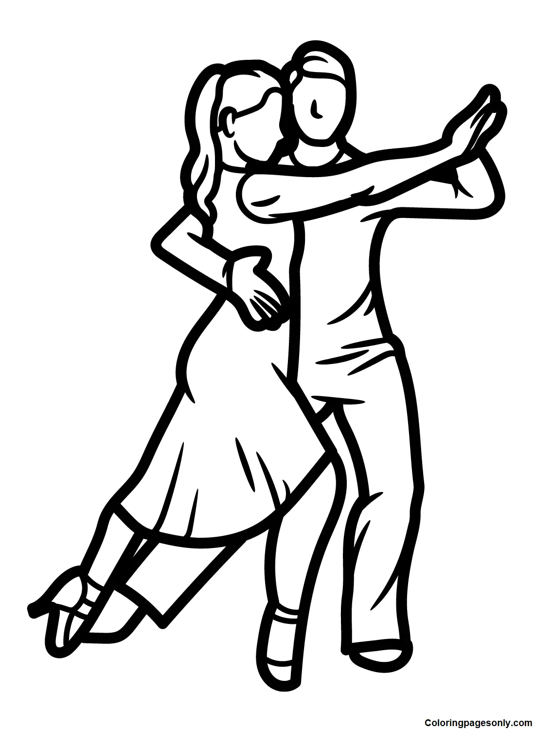 Dancing Coloring Pages 32