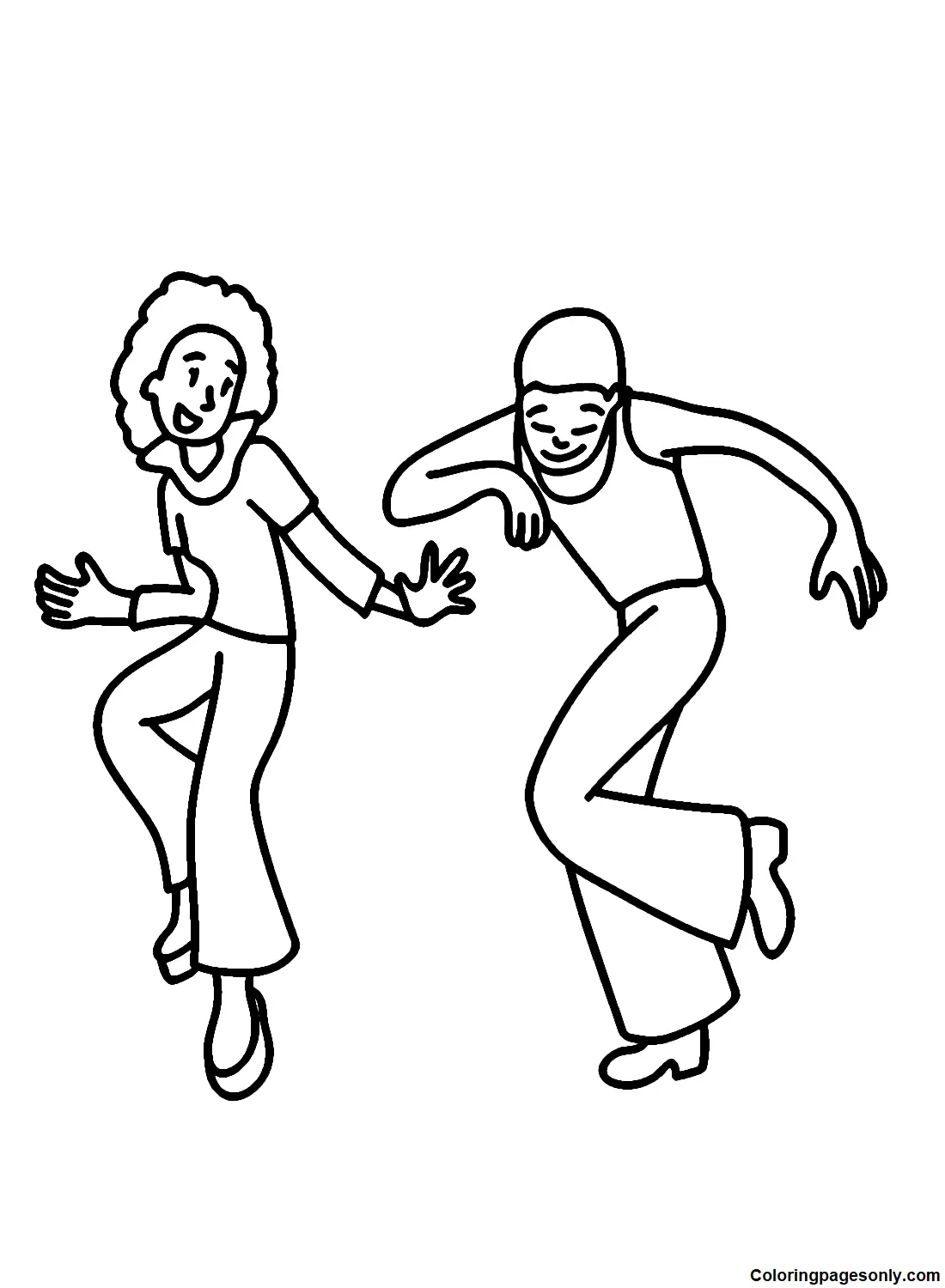 Dancing Coloring Pages 34