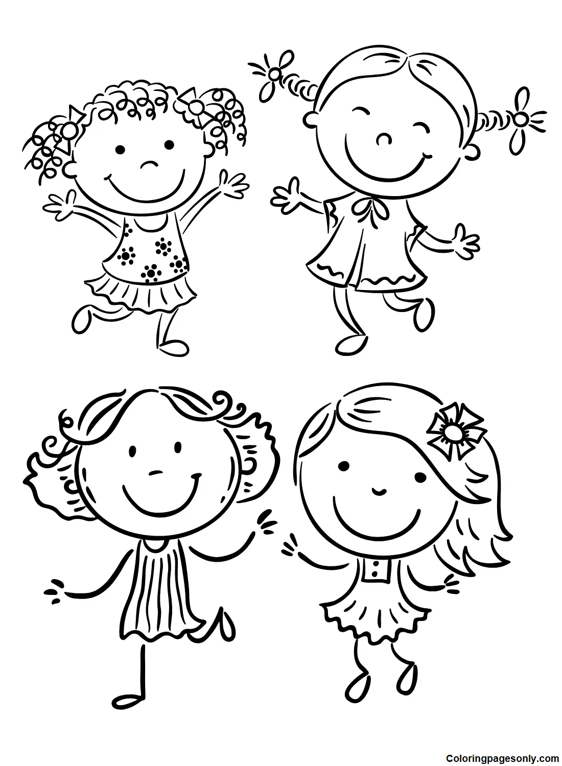 Dancing Coloring Pages 45