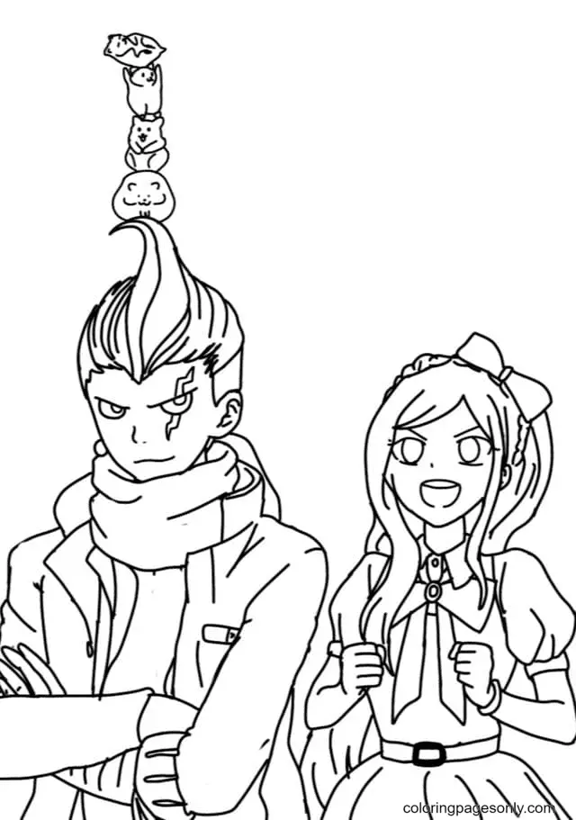 Desenhos de Danganronpa Para Colorir 63