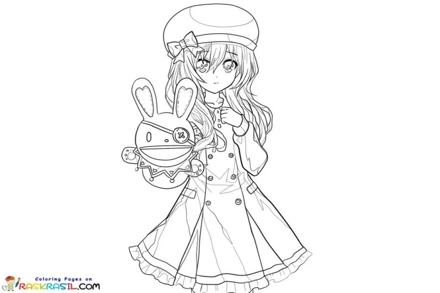 Date A Live Coloring Pages 2