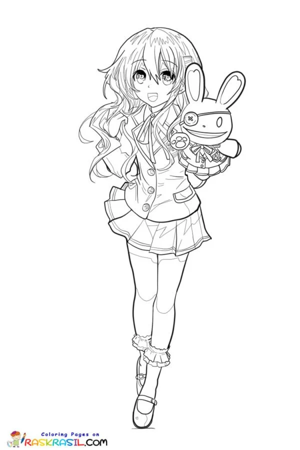 Date A Live Coloring Pages 5