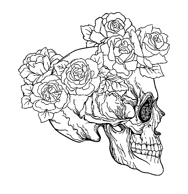 Day Of The Dead Coloring Pages 10