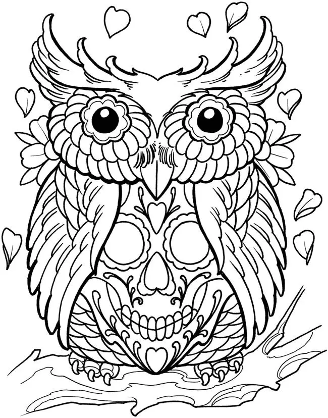 Day Of The Dead Coloring Pages 23