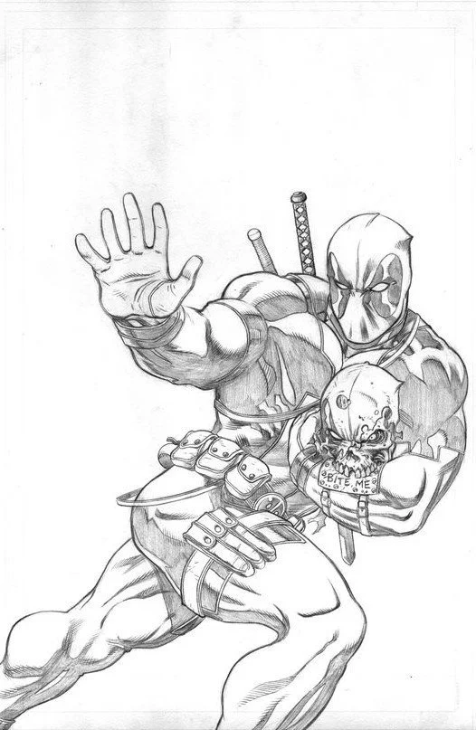 Deadpool Coloring Pages