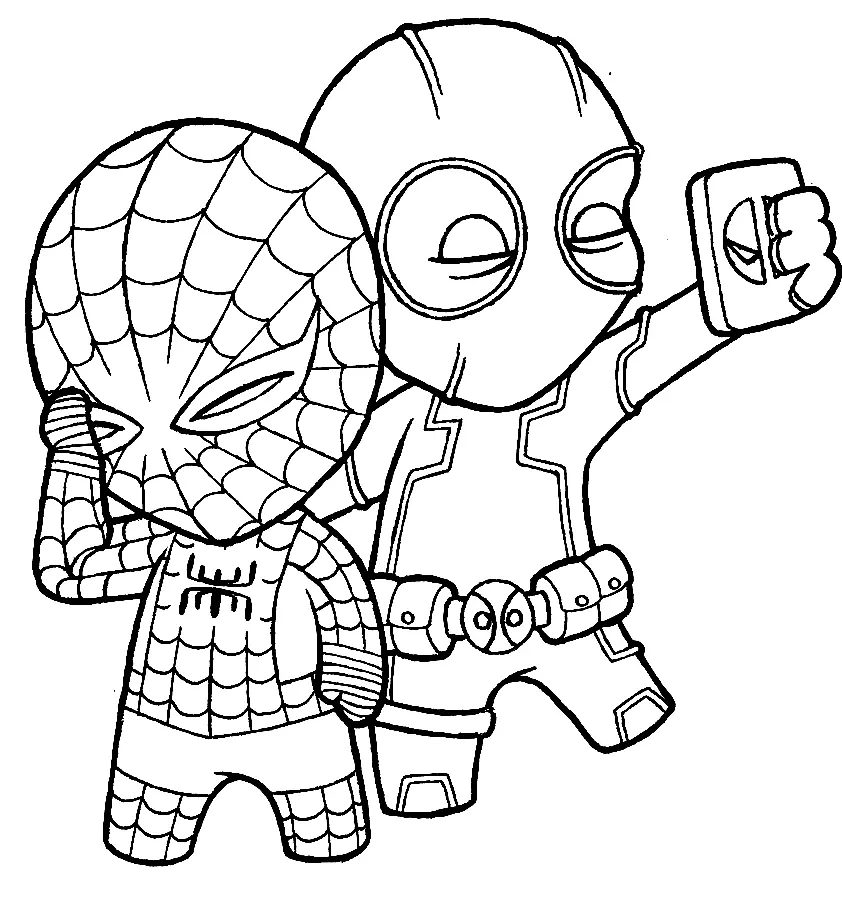 Deadpool Coloring Pages 44