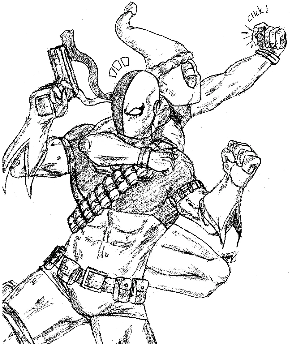 Deadpool Coloring Pages 58