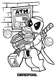 Deadpool Coloring Pages 60