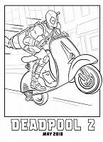 Deadpool Coloring Pages 83