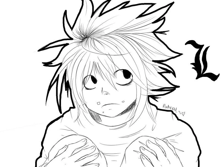 Death Note Coloring Pages 22