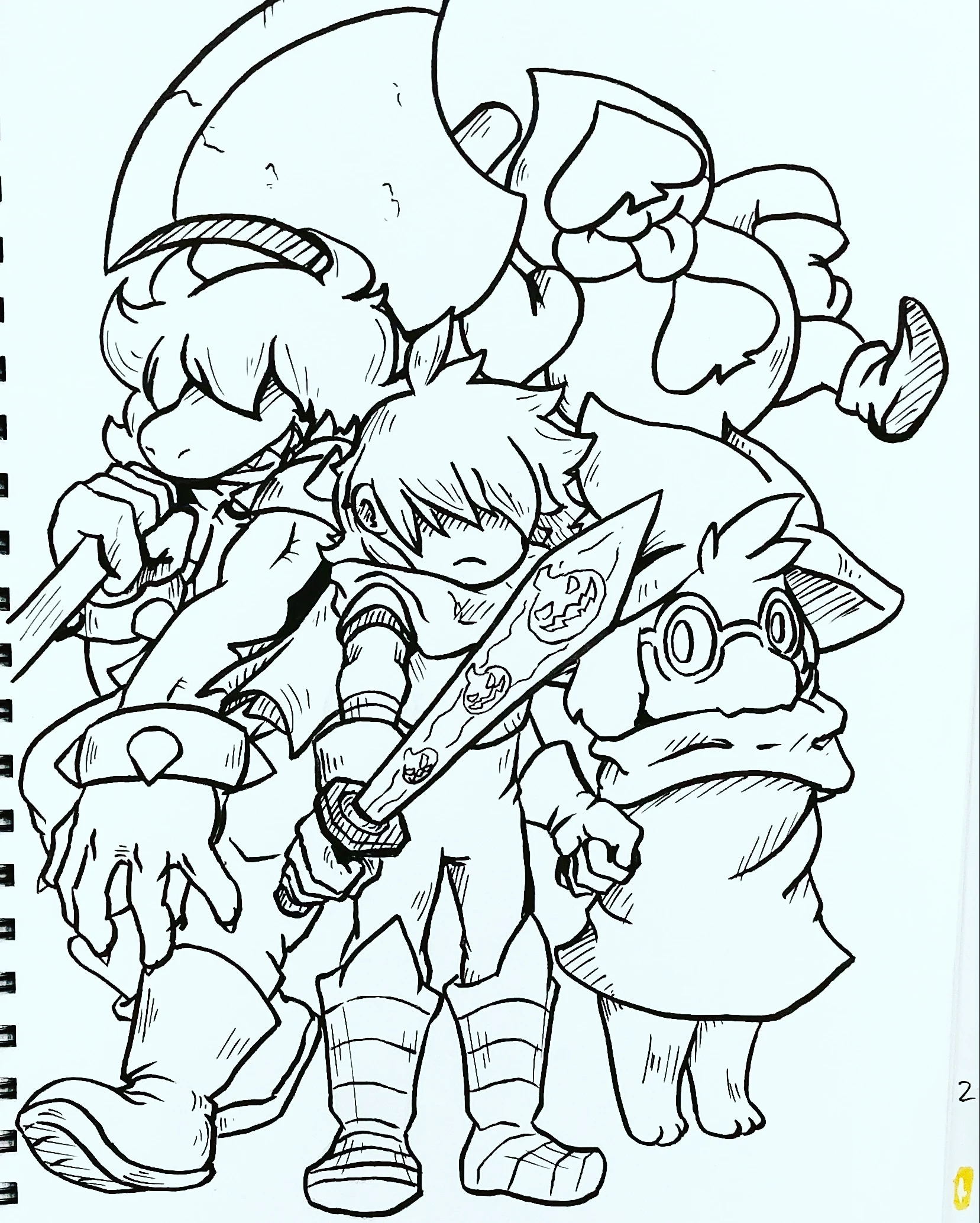 Deltarune Coloring Pages 12