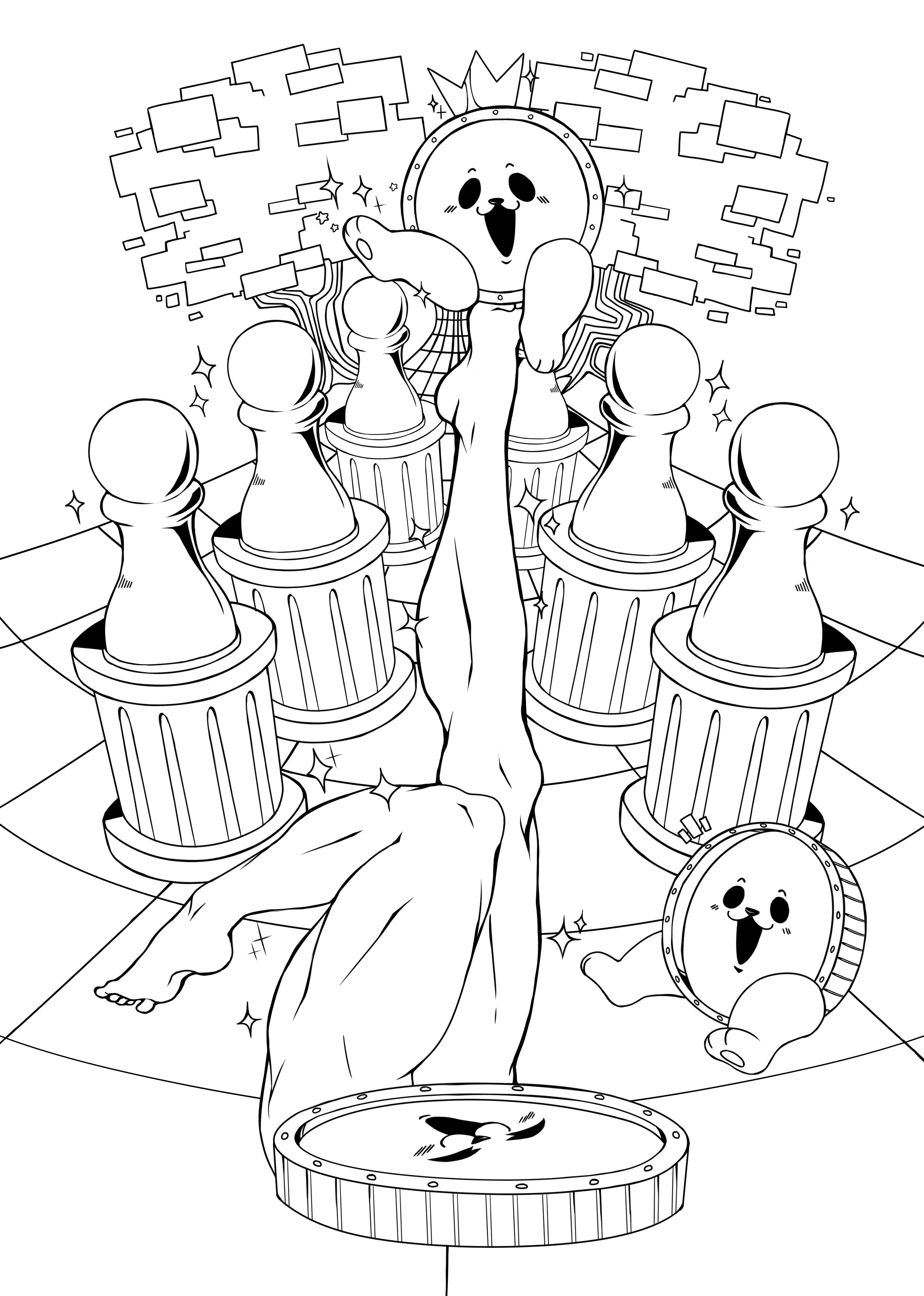 Deltarune Coloring Pages 3