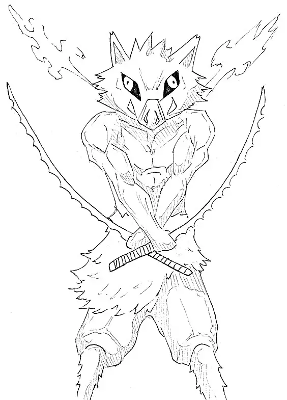 Demon Slayer Coloring Pages 67
