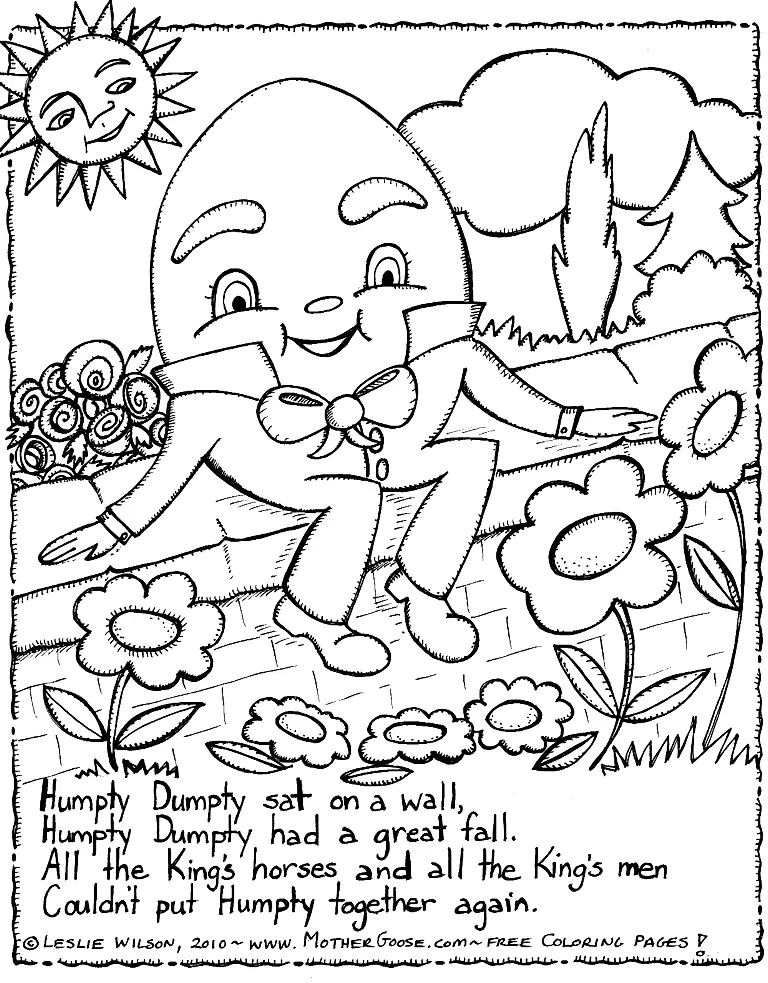 Desenho de A Book of Nursery Rhymes Para Colorir 10