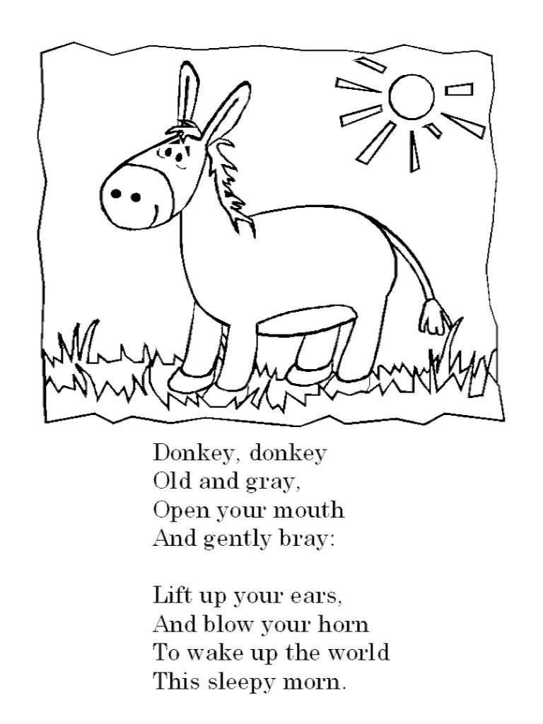 Desenho de A Book of Nursery Rhymes Para Colorir 17