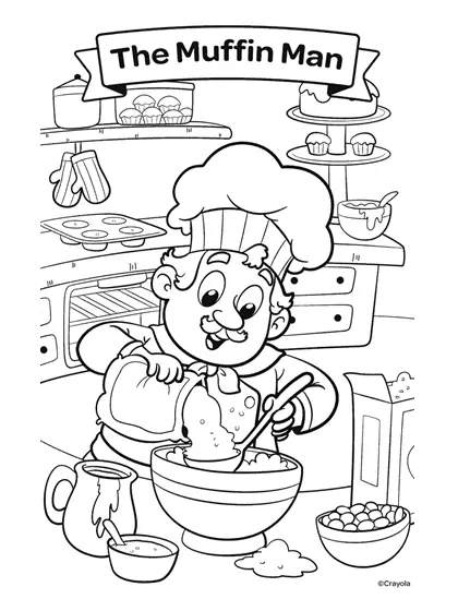 Desenho de A Book of Nursery Rhymes Para Colorir 19