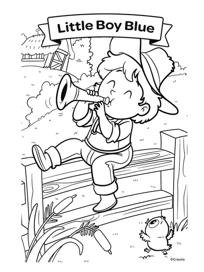 Desenho de A Book of Nursery Rhymes Para Colorir 20