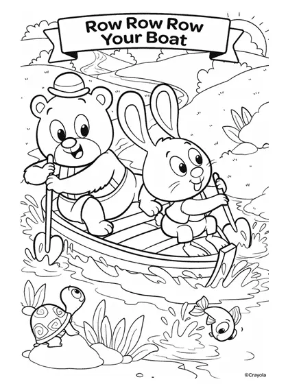 Desenho de A Book of Nursery Rhymes Para Colorir 21