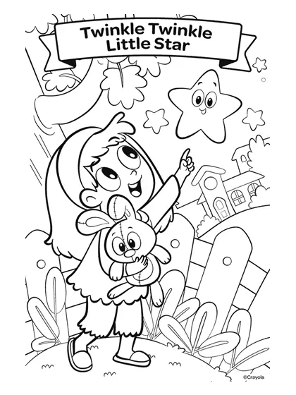 Desenho de A Book of Nursery Rhymes Para Colorir 27